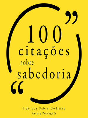 cover image of 100 citações sobre sabedoria